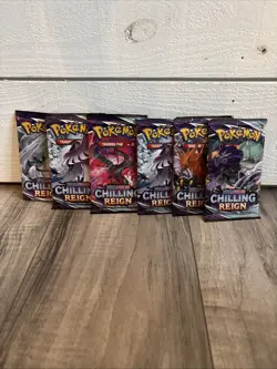 Pokemon Sword & Shield Chilling Reign Booster Packs New + Sealed 820650808470 - Image 1
