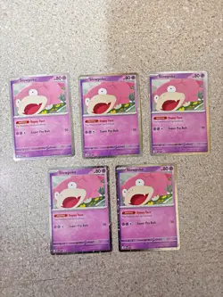 5x Slowpoke Promo MEP 086 Pitch Black Cosmos Holo Pokemon TCG Near Mint - Image 1