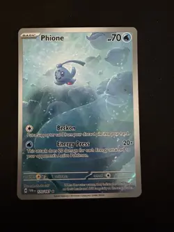 Pokemon TCG Phione 175/167 SV06 Illustration Rare Holo EN - Image 1