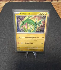 Pokemon TCG Rayquaza 153/217 Holo Rare Near Mint - Image 1
