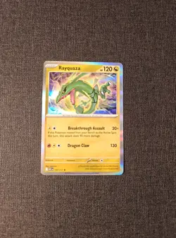 Pokemon TCG Rayquaza 153/217 Holo Rare Near Mint - Image 2