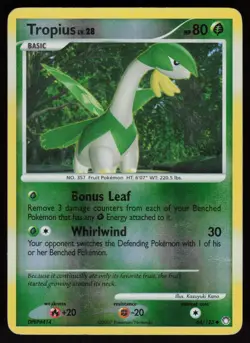 POKEMON TROPIUS MYSTERIOUS TREASURES #64 REVERSE HOLO UNCOMMON LP - Image 1