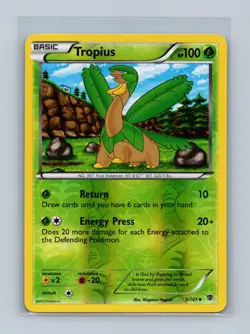 Tropius 5/101 Uncommon Plasma Blast Pokemon Reverse Holo Lightly Played - Image 1