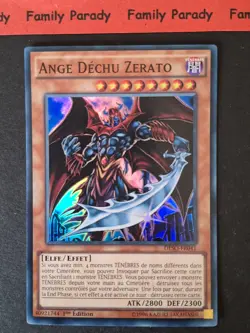 Ange Dechu Zerato DESO-FR041 Carte Super Rare YuGiOh! 1ere Edition Francais - Image 1