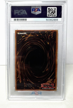 2002 YuGiOh KARBONALA WARRIOR 1st Edition PSA 9 LOB-067 The Legend of Blue-Eyes - Image 2