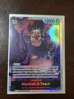 Marshall.D.Teach SR OP09-093 Emperors In The New World One Piece TCG - Image 1