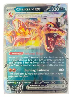 Pokemon Charizard EX Promo 196 & 054/091 Jumbo Card Charizard Collection NM - Image 1