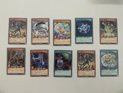 Yugioh Card LOT Of 10 Japanese Trading Cards JP Rush Duel - Image 1