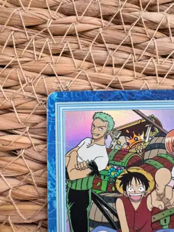 One Piece Carddass Hyper Battle Luffy's Crew S01 1999 Japanese Holo Card - Image 2
