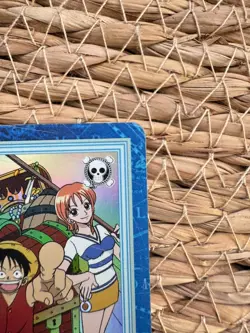 One Piece Carddass Hyper Battle Luffy's Crew S01 1999 Japanese Holo Card - Image 3