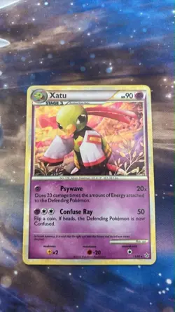 Xatu - 11/95 - Cracked Ice Holo - HGSS Unleashed Promos Pokemon Card LP - Image 1