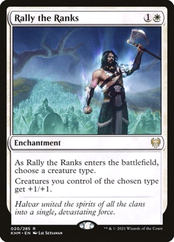 MTG - Rally the Ranks - Kaldheim - Magic the Gathering - Image 1
