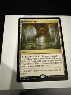 Wizards of the Coast MTG Fabled Passage ELD Rare 244 Land Regular English - Image 1