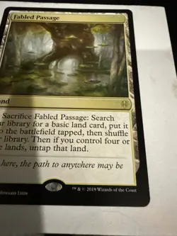 Wizards of the Coast MTG Fabled Passage ELD Rare 244 Land Regular English - Image 3