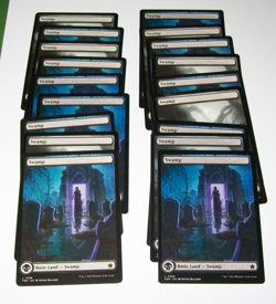 18x Swamp Full Art Land card Foundations lot MTG - Image 1