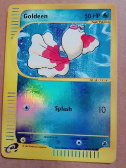 Pokemon Expedition Goldeen 111/165 Reverse Holo E-Reader Near Mint NM Vintage - Image 1
