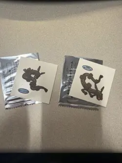 【NM】Black Rayquaza Pokemon Pan Deco chara Sticker Japanese - Image 1