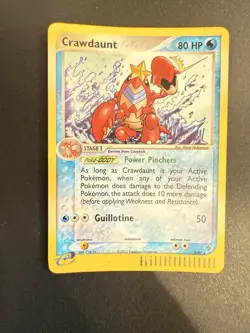 Pokemon Ex Dragon Crawdaunt Holo 3/97 - HP/Damaged - Image 4