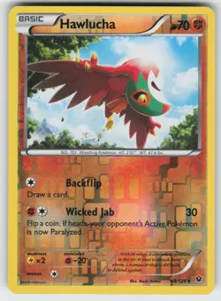 Hawlucha Reverse Holo Uncommon XY - Fates Collide 48/124 Pokemon - Image 1