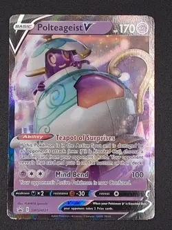 Polteageist V SWSH021 Black Star Promo Sword & Shield Pokemon - Image 1