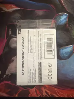 Pokemon TCG Hop's Snorlax 117/159 GameStop Cosmos Holo Promo Sealed - Image 2