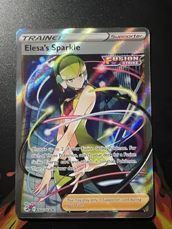 Elesa's Sparkle 260/264 SWSH08 Fusion Strike Ultra Rare Holo Full Art Eng 2021 - Image 1