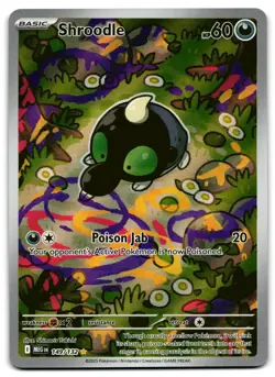 Shroodle 149/132 - 🌊 Mega Evolution Pokemon TCG Holo 🖤 - M/LP - Image 1