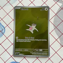 Pokemon TCG Slakoth 212/191 Surging Sparks Illustration Rare Holo English 60HP - Image 1