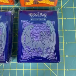 4 Pokemon Sun & Moon ETB Card Sleeves Elite Trainer Box Solgaleo Lunala - Image 4