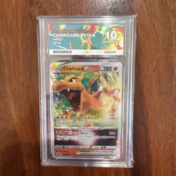 Pokemon Card - ACE 10 Charizard Vstar 018/172 - Brilliant Stars - GEM MT 10 - Image 1