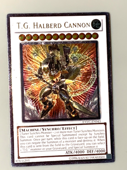 yugioh T.G. HALBERD CANNON EXVC-EN043 Ultimate Rare Unlimited Edition near mint - Image 1