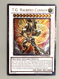 yugioh T.G. HALBERD CANNON EXVC-EN043 Ultimate Rare Unlimited Edition near mint - Image 3