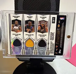 Topps 2006 Luxury Box GSA-1 NBA's Finest Memorabilia Card Kobe Iverson arenas ! - Image 1