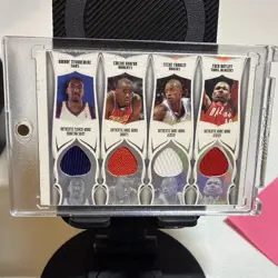 Topps 2006 Luxury Box GSA-1 NBA's Finest Memorabilia Card Kobe Iverson arenas ! - Image 2