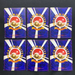 Base Set 1996 Normal Card Set of 6 Japanese Pokemon Card Old Back s007214 - Image 2