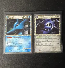 Pokemon HGSS Prime Collection Lot Kingdra 85/95 Steelix 87/95 Ultra Rare Holo - Image 2