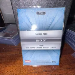 Topps 2026 Topps Chrome Marvel Black Cat Fanfare Insert Card FF-03 - Image 2