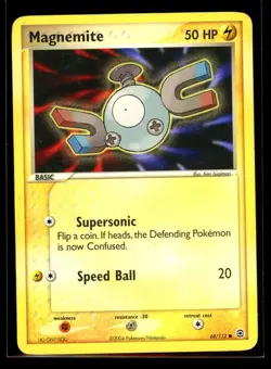 2004 EX - FireRed & LeafGreen Magnemite #68 Non Holo Pokemon Card - Image 1
