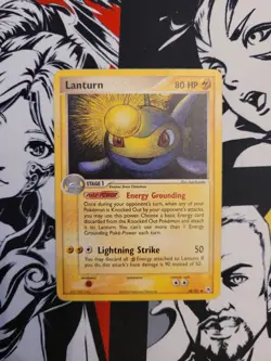 Lanturn 38/101 EX Hidden Legends Pokemon TCG Card - Heavy Play HP - Image 1