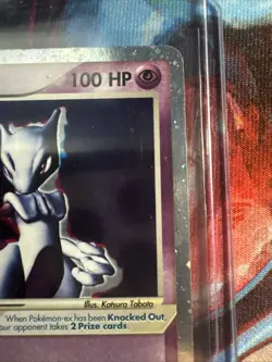 Pokemon Mewtwo EX TCG Holo Ultra Rare Card Ruby and Sapphire 101/109 - Image 3