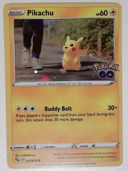Pikachu (Cosmos Holo) 027/078 Promo Miscellaneous Cards & Products Pokemon NM - Image 1