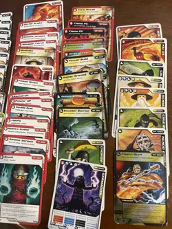 Lego Ninjago Collection Cards 2011-12 Pre-owned And Played With . 63 Cards - Image 3