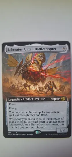 MTG Liberator, Urza's Battlethopter (Extended Art) The Brothers' War (BRO) #364 - Image 1