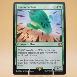 Jumbo Cactuar | 191 | Regular | Rare | Final Fantasy | MTG | 2025 - Image 1