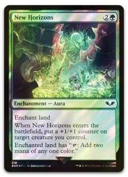 New Horizons (Surge Foil) #218 (NM) Warhammer 40,000 40K Magic MTG - Image 1