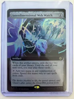 Interdimensional Web Watch #0278 (Extended Art) FOIL MTG Spider-Man NM ENG - Image 1