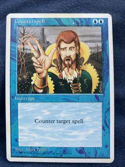 Magic: The Gathering Counterspell MTG Core Set 4th Edition LP - Image 1