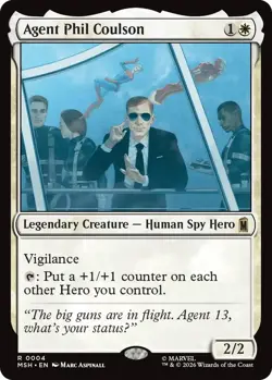 Agent Phil Coulson Marvel Super Heroes NM MTG - Image 1