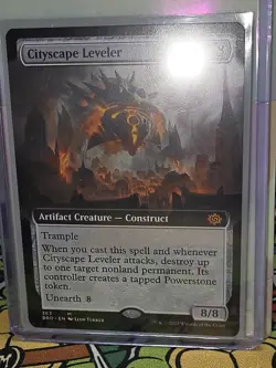 Cityscape Leveler (Extended Art) The Brothers' War MTG Regular Near Mint - Image 1
