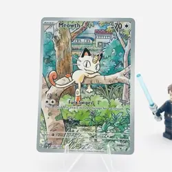 The Pokemon Company Meowth 106/094 Me02 Phantasmal Flames IR Holo EN 70HP - Image 1
